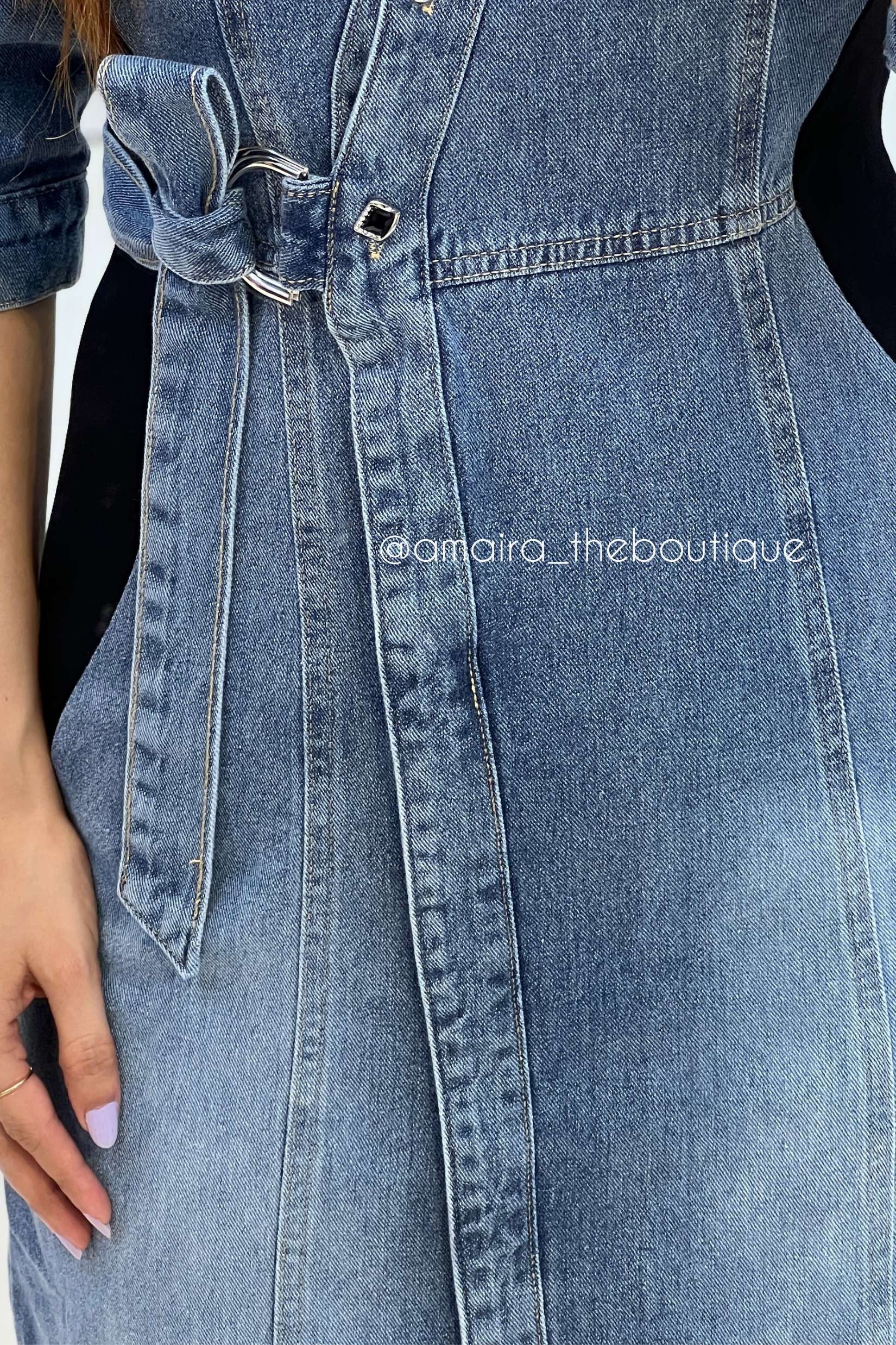 ANNIE DENIM DRESS - Image 3