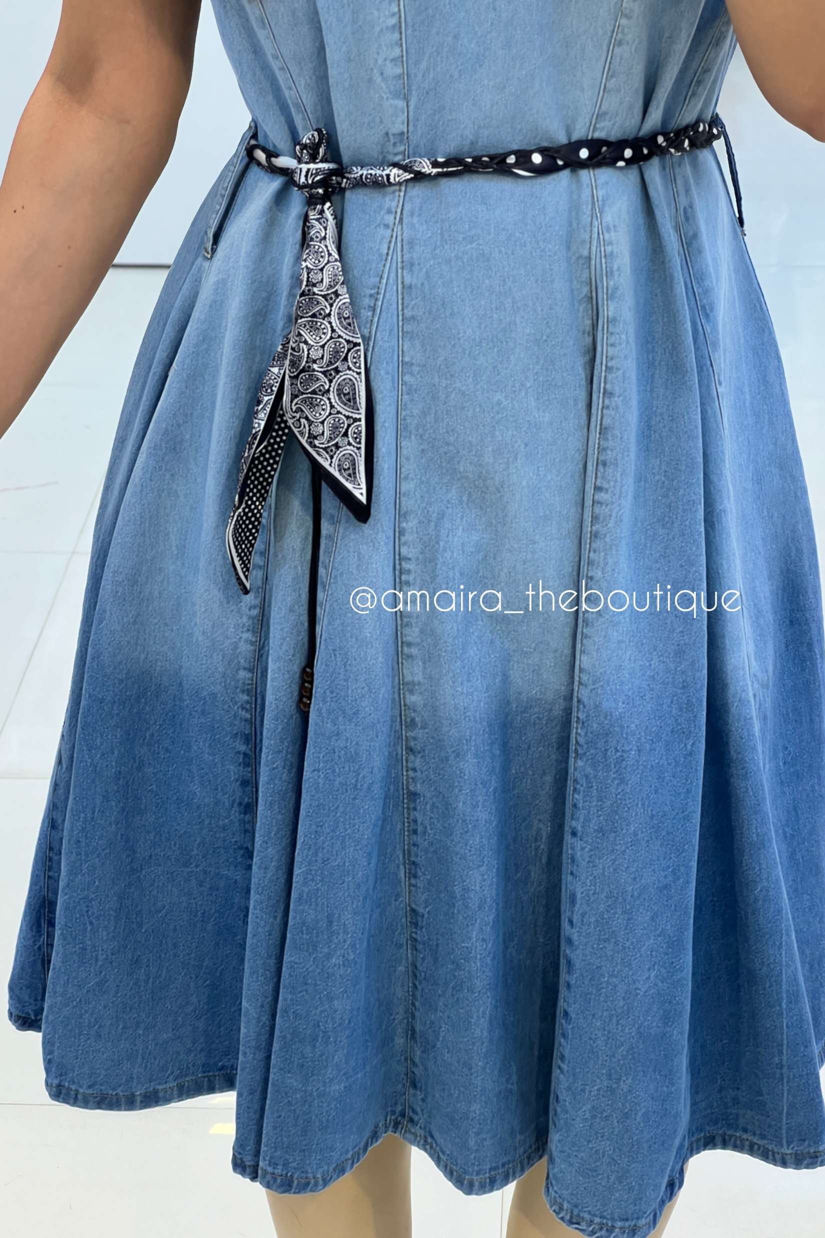 ARIA DENIM DRESS - Image 3