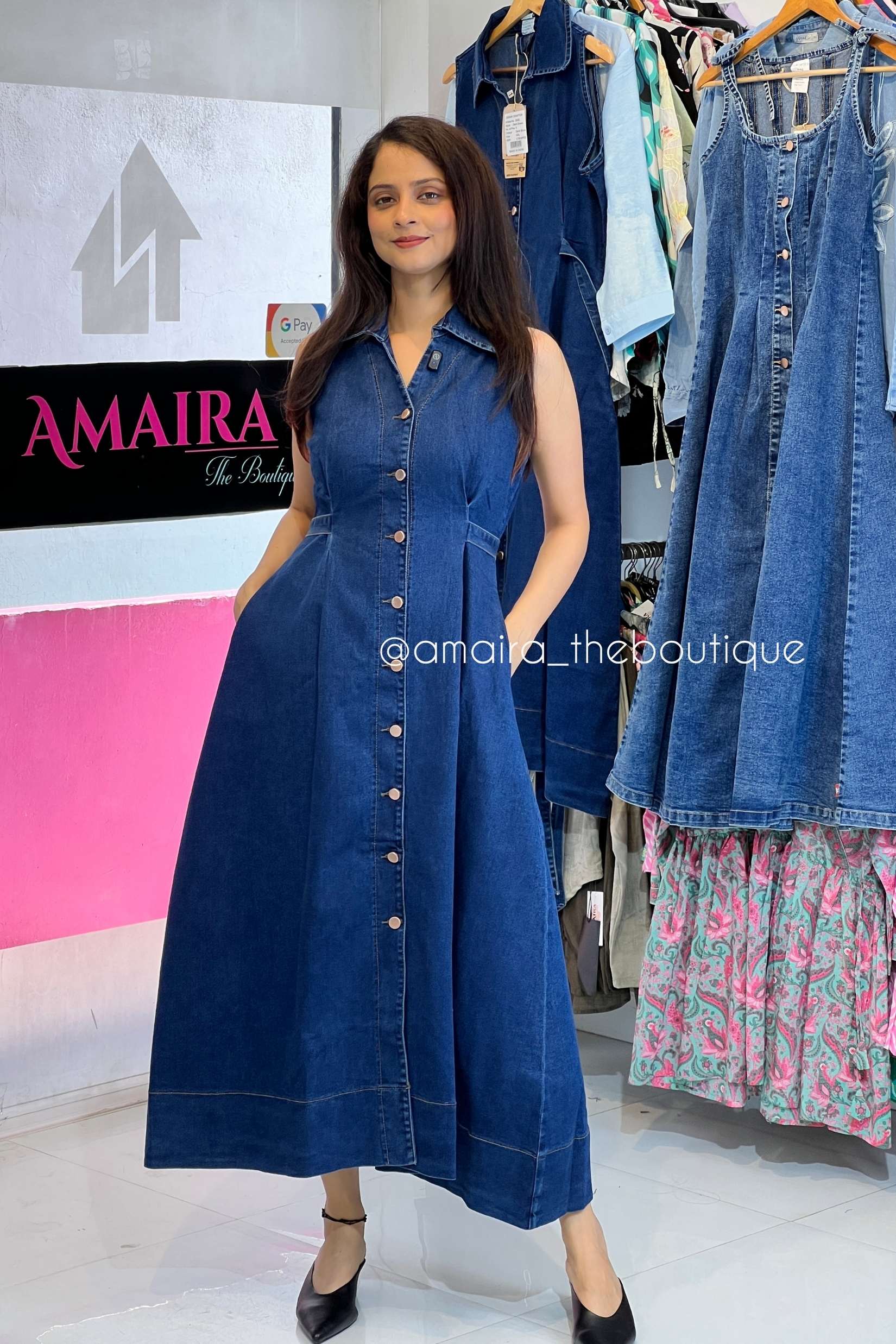 DANA DENIM DRESSES