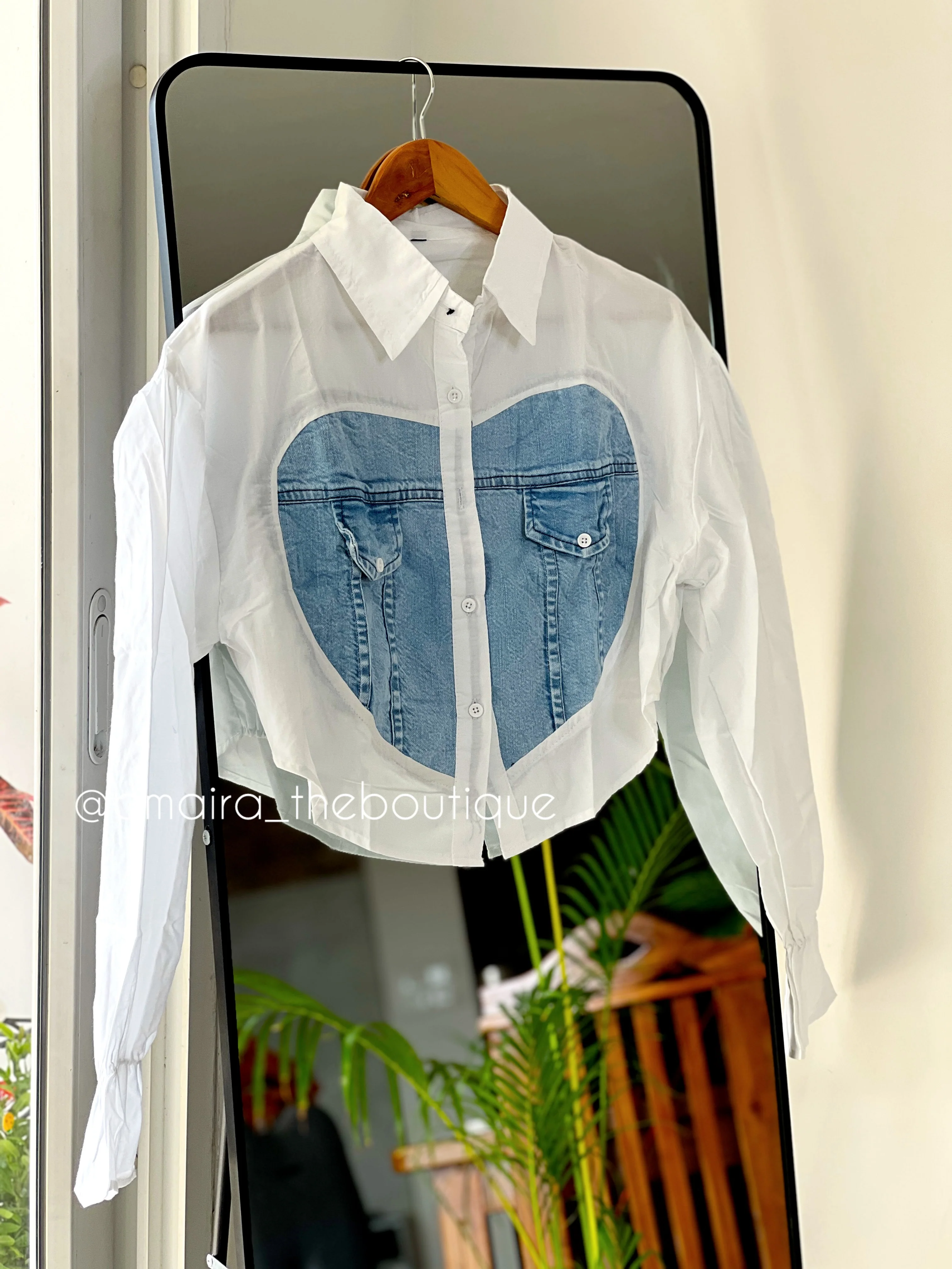 DENIM BAGGY CROP TOPS-2 - Image 4