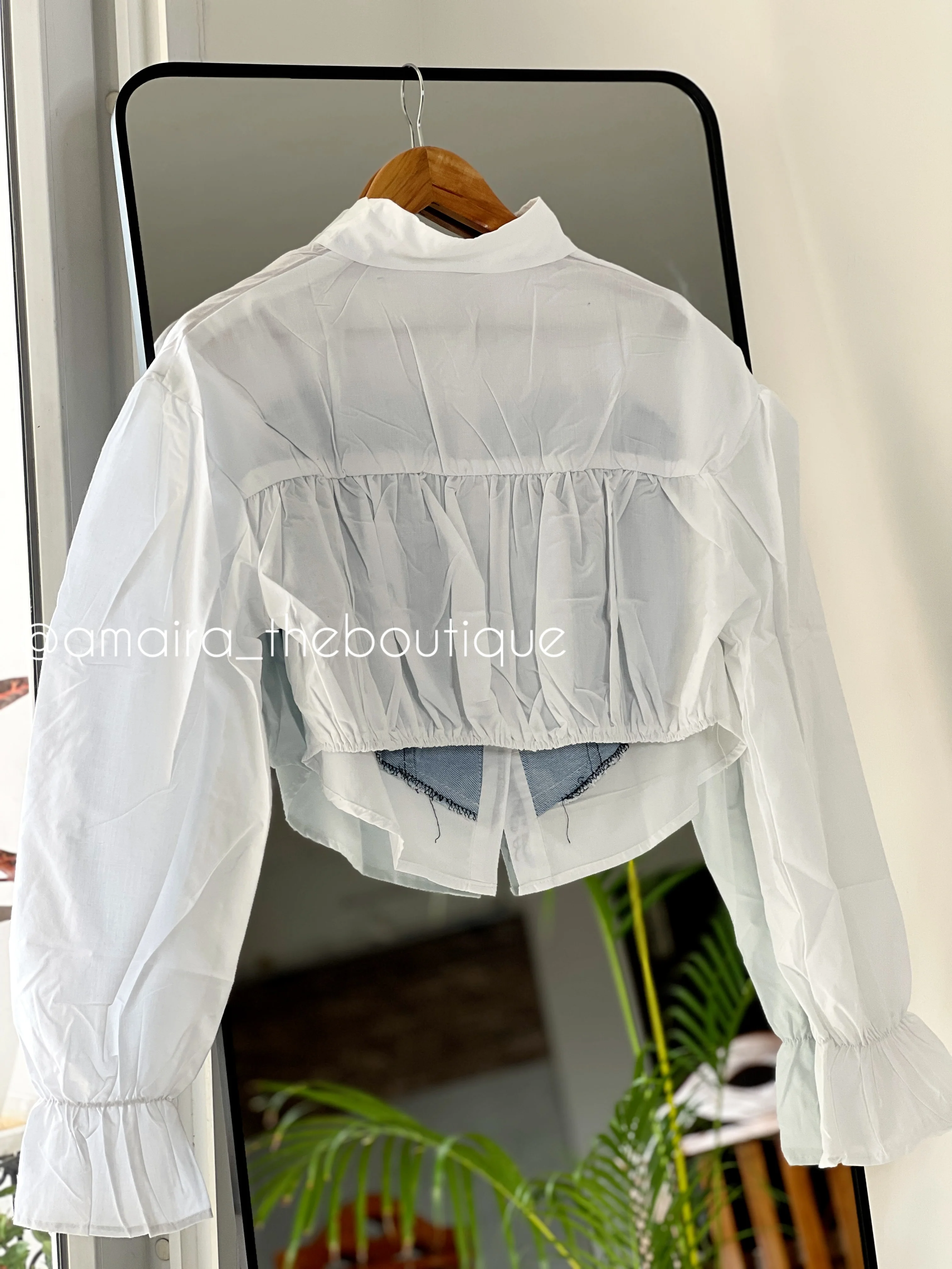 DENIM BAGGY CROP TOPS-2 - Image 5