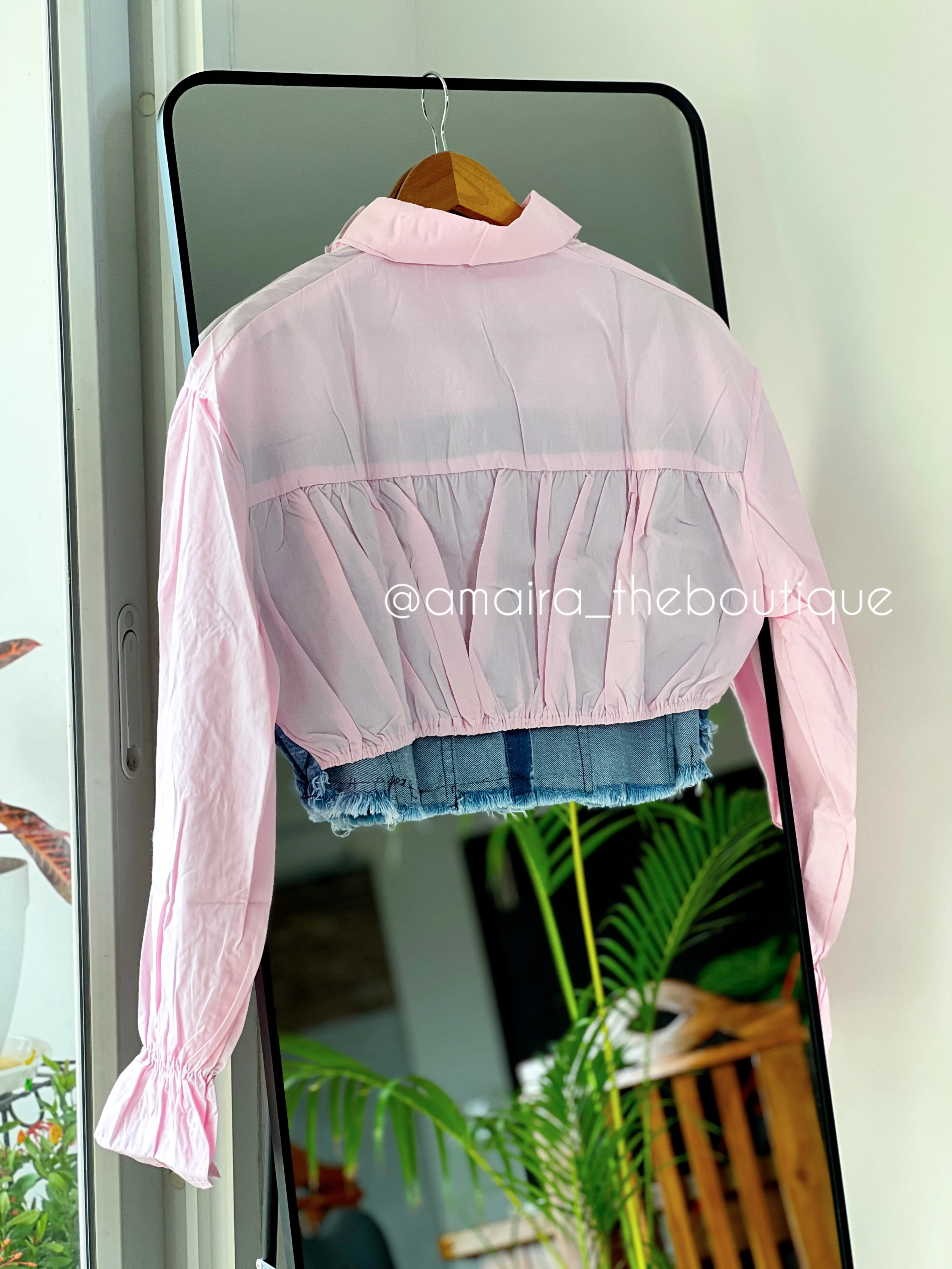 DENIM BAGGY CROP TOPS-1 - Image 4