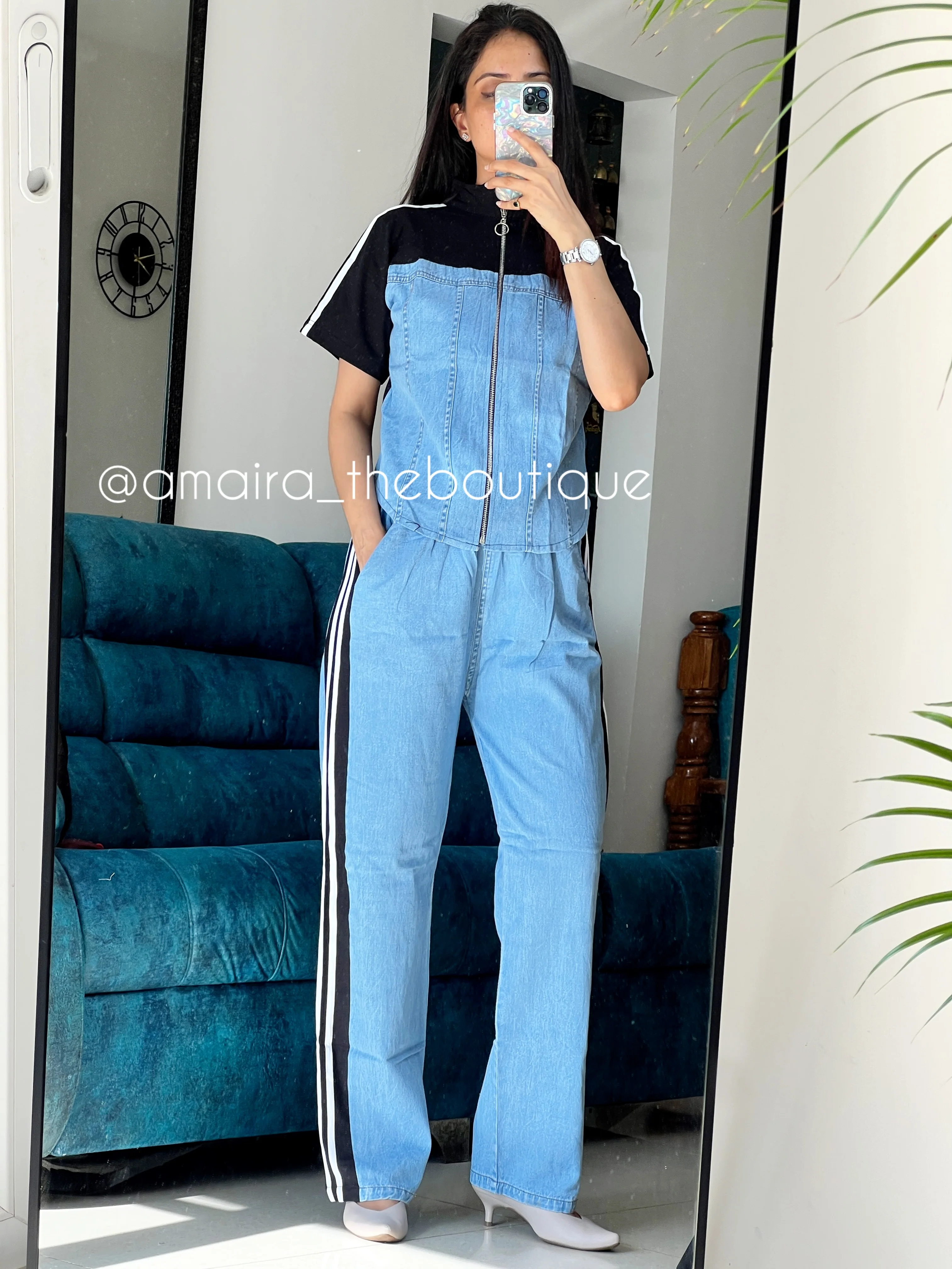 KATE DENIM COORD SET - Image 3