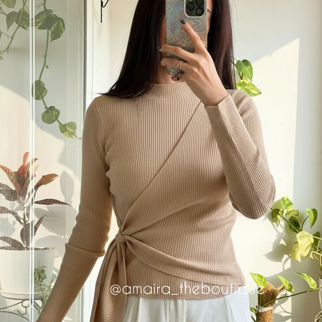 KNIT SWEATER TOPS - Image 4