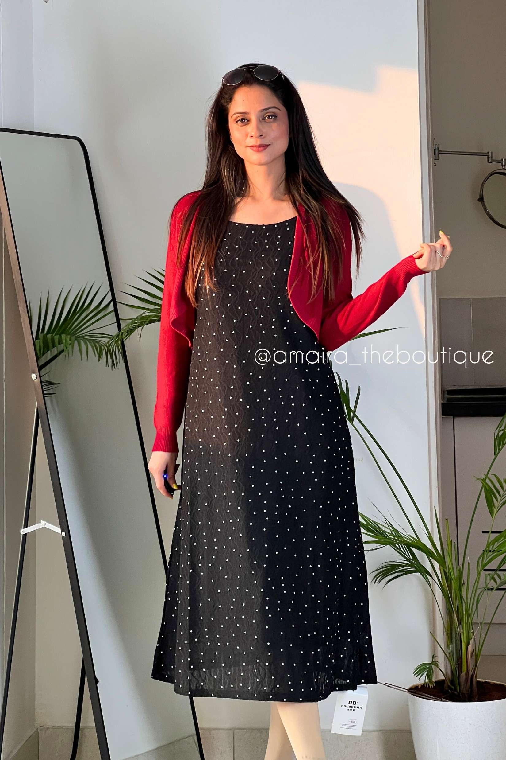 WOOLEN CO-ORD DRESS