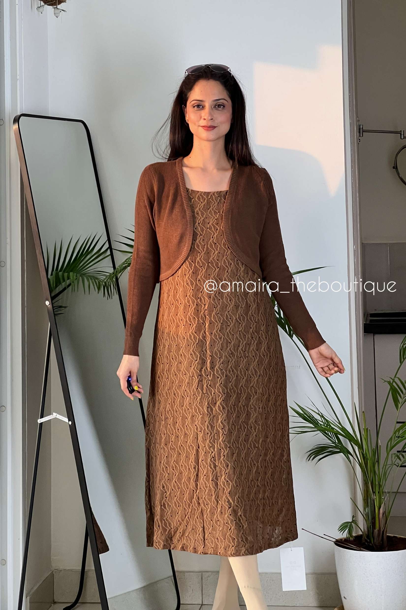 WOOLEN CO-ORD DRESS - Image 3