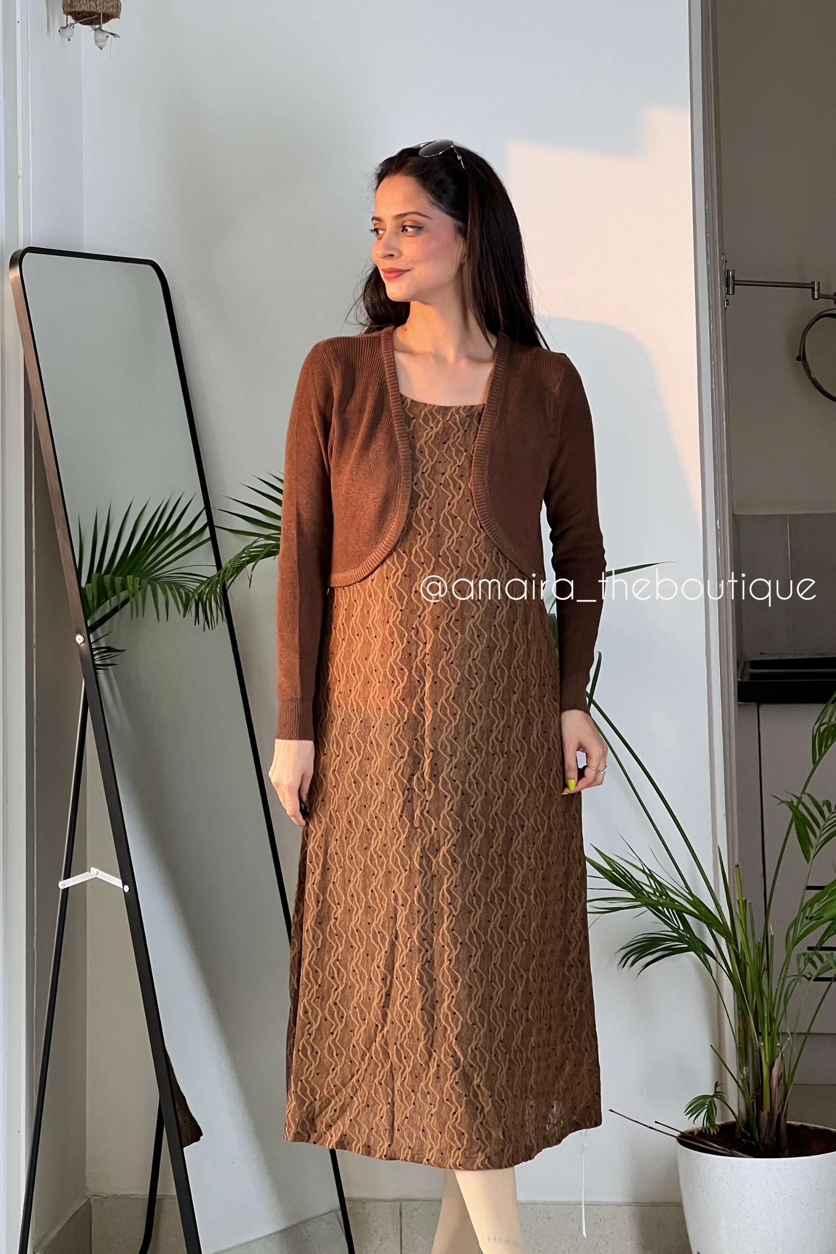 WOOLEN CO-ORD DRESS - Image 6